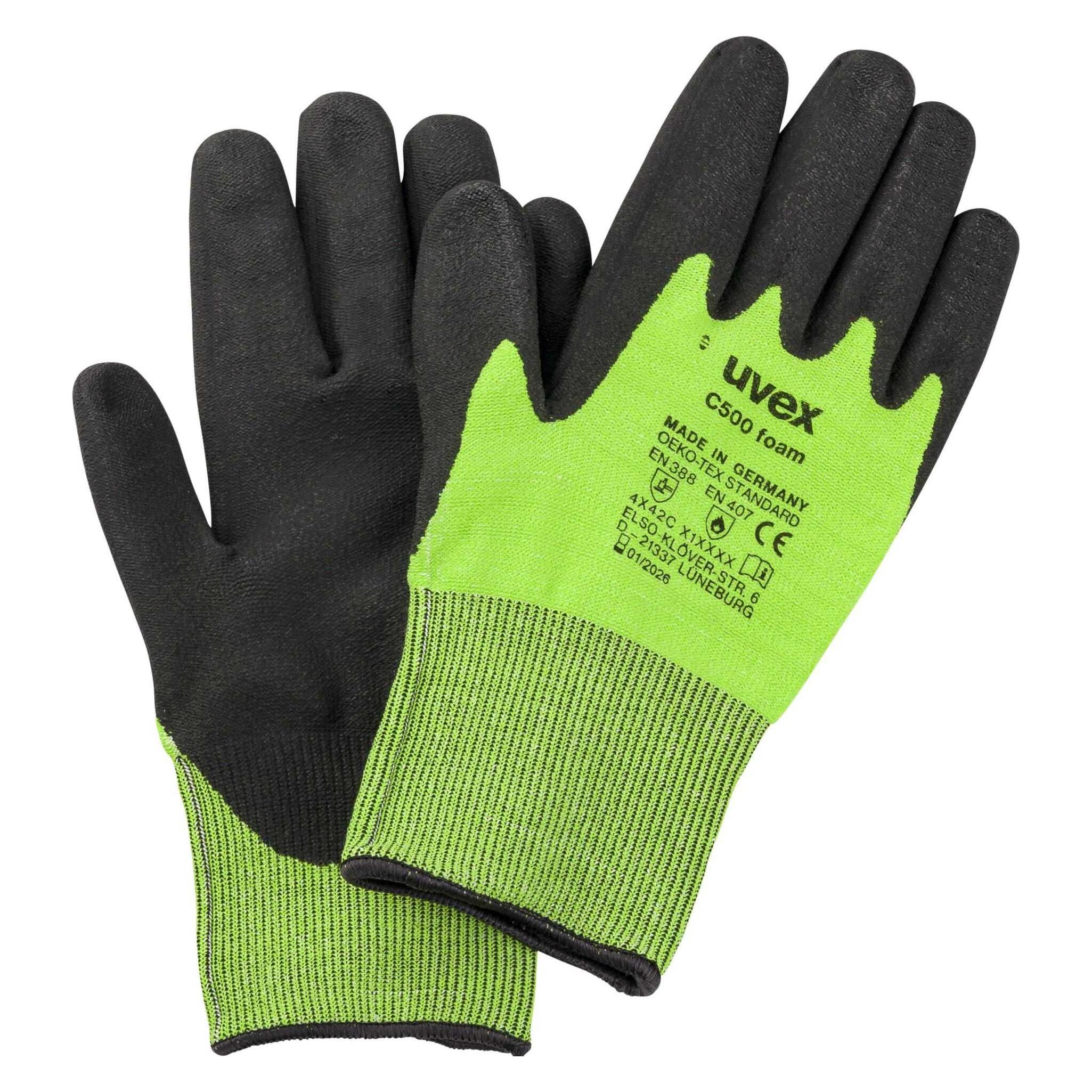 Uvex Schnittschutzhandschuh C500 foam (11) (6049411)