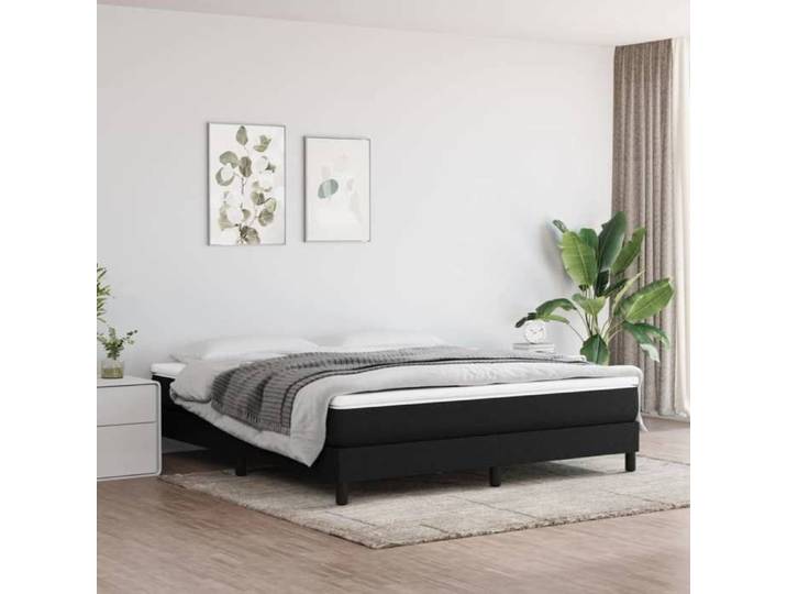 Matelas à ressorts ensachés - - 160x200x20 cm - Noir - Tissu polyester - Ressorts ensachés - Mousse confortable