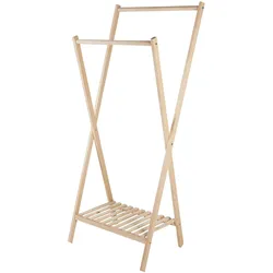 KLEIDERSTÄNDER Tannenholz hellbraun 155 cm Denver