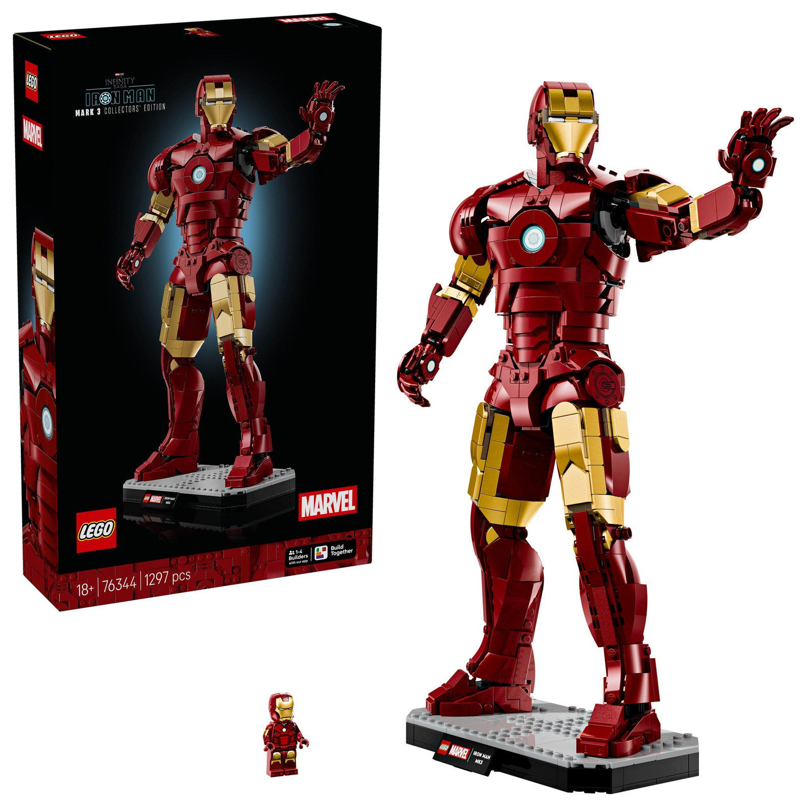 LEGO Marvel Verzamelaarseditie Iron Man Mark 3 76344