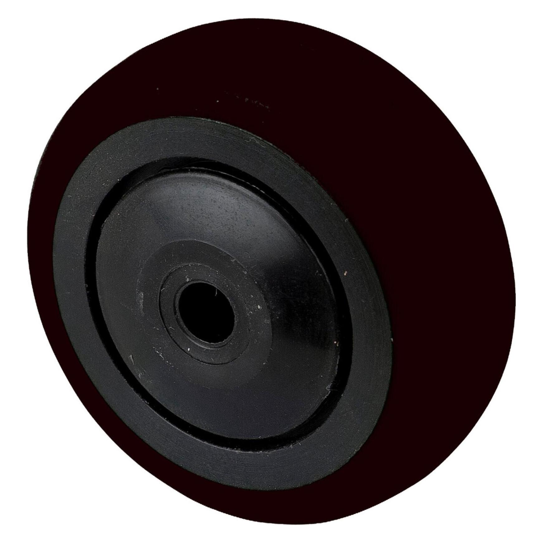 BS Rollen Gummirad 50mm schwarz Radkörper Kst schwarz.,KL (71122115)