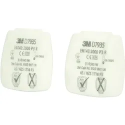 3M 4x Feinstaubvliesfilter D7935 EN143:2000/A1:2006 P3R für Serie Secure Click - 7100197285