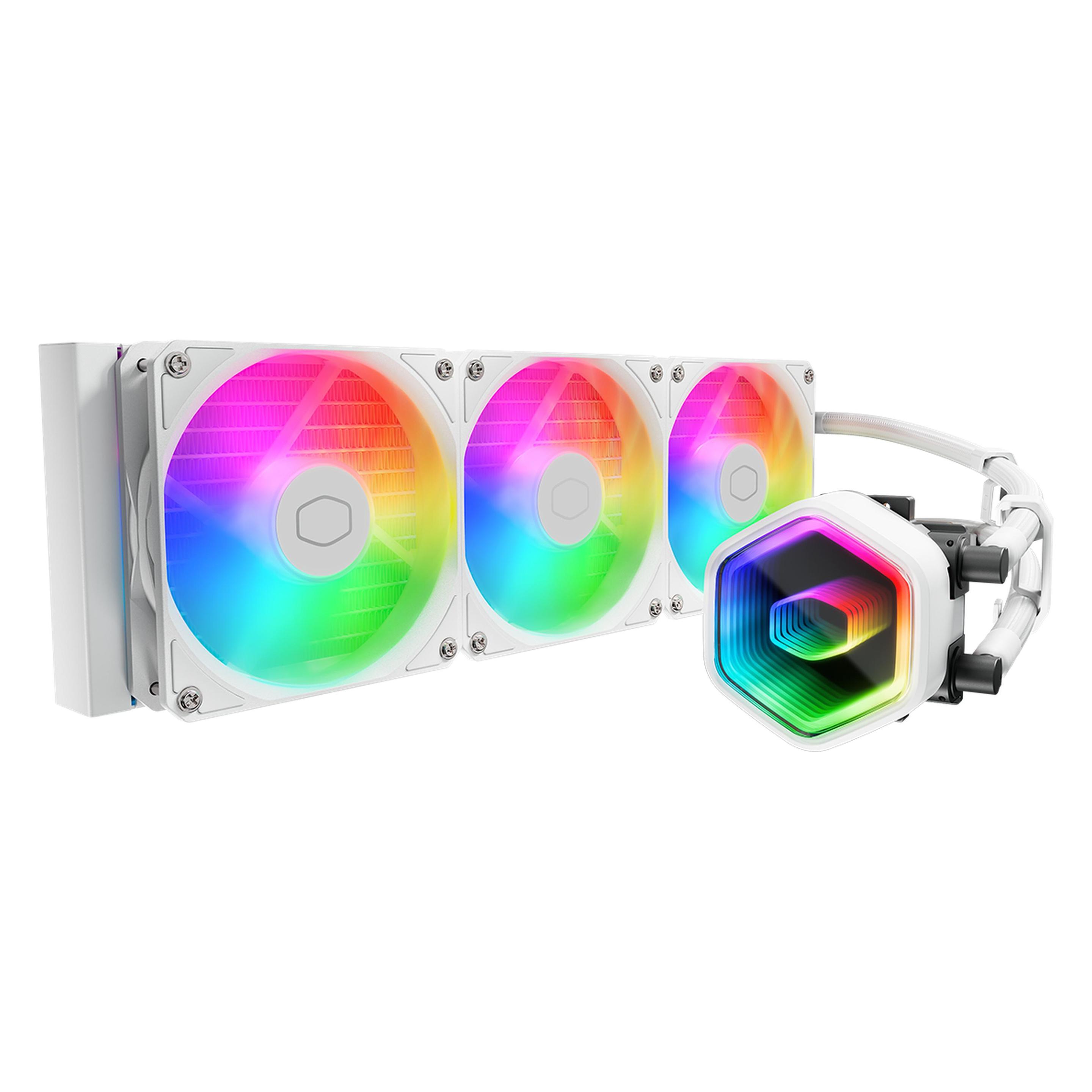 Cooler Master Wasserkühlung ML360 CORE II Weiss, Prozessorsockel: FM1 (MLW-D36M-A18PA-RW)