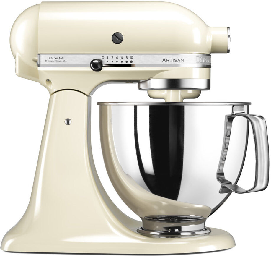 KitchenAid 4.8L Artisan Tilt-Head Stand Mixer Almond Cream