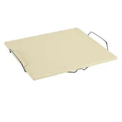 KÜCHENPROFI Pizzastein mit Gestell 38x33,5x1cm
