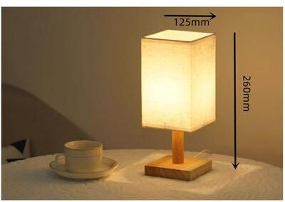 Uplifted Finds Modern LED Bedroom Table Lamp Compact Desk Nightstand Light For Bedroom Home Decor square