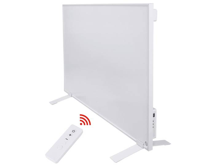 Infrarot-Heizpaneel Complete Frame, Weiß, Metall, Kunststoff, 60x5x100 cm, Europäischer Sicherheitsstandard, Elektrogeräte, Heizgeräte, Infrarot-Heizpaneele
