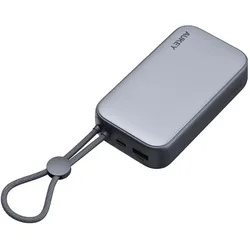 Aukey Spark Sling (10000 mAh, 30 W, 37 Wh), Powerbank, Grau