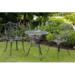Gartentisch Lugano Graphitfarben