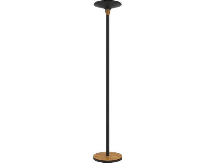 Unilux BALY BAMBOO LED-Deckenfluter schwarz-bambus dimmbar