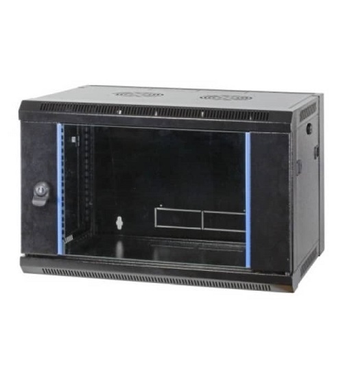 EFB Elektronik EFB-Elektronik Gehäuse geeignet für Wandmontage Schwarz RAL 9005 9U 48,3 cm 19" Wall Housing Flat Pack Depth 600 mm RAL9005 (691709FTS.2)