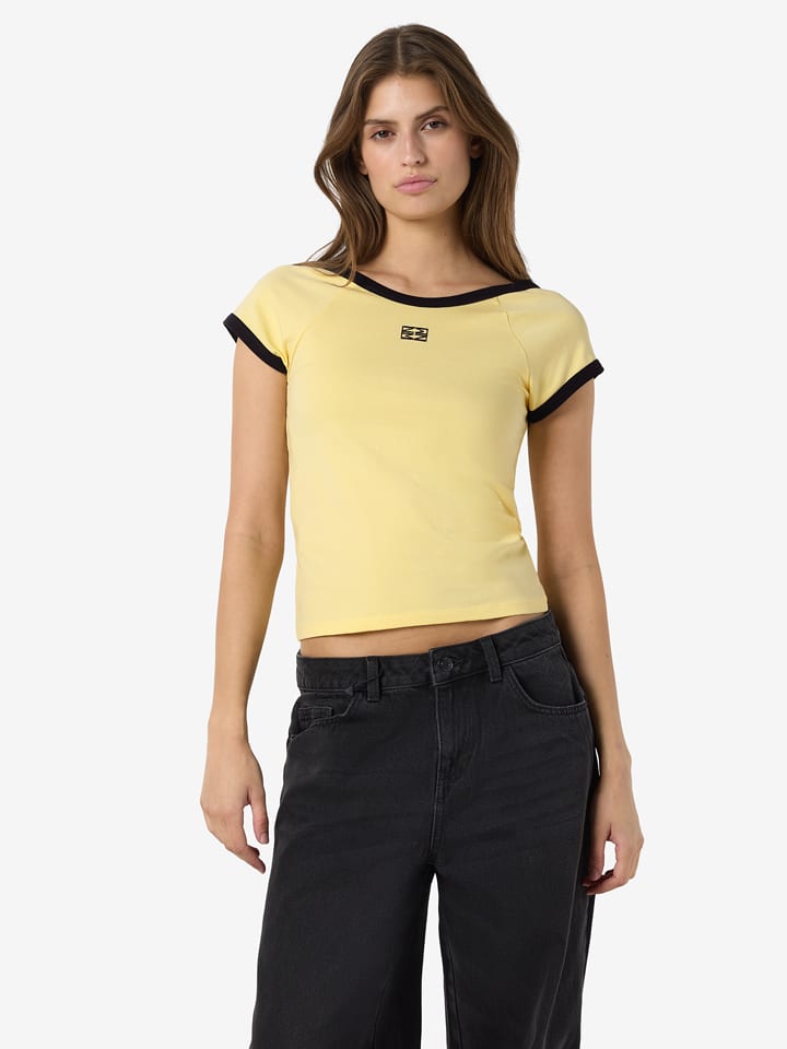 Noisy may Shirt in Gelb - M