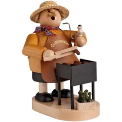KWO Erzgebirge Räuchermann Grillmeister Höhe 21 cm