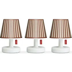 Cappie Mini Stripe-A-Pose Lampenschirme ziegelfarben für Lampen Edison The Mini 3 St.
