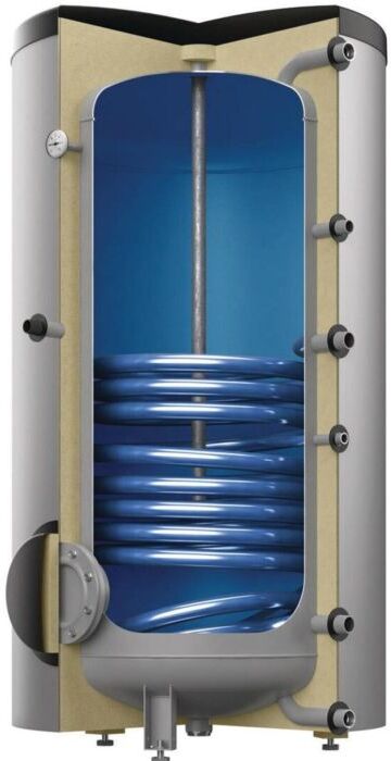 Reflex Storatherm Aqua Speicher 7861700 AF 200/1M_B, weiß, Folienmantel, mit Glattrohrwärmeübertrager, zusätzliche Muffe