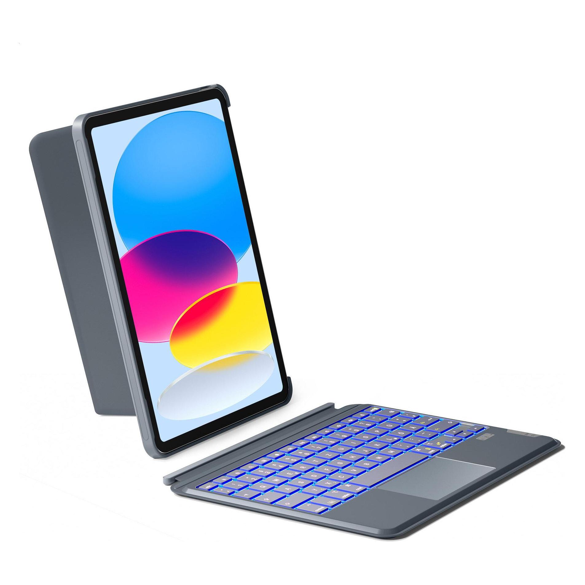 Inateck Hülle mit Tastatur (DE, Apple iPad Air 11 2024) (KB04112_GRAY)