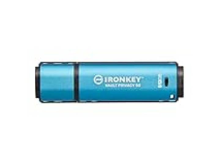 Kingston IronKey Vault Privacy 50 Certifié FIPS 197 et clé USB chiffrée XTS-AES 256 bits pour la protection des données - IKVP50-512GB