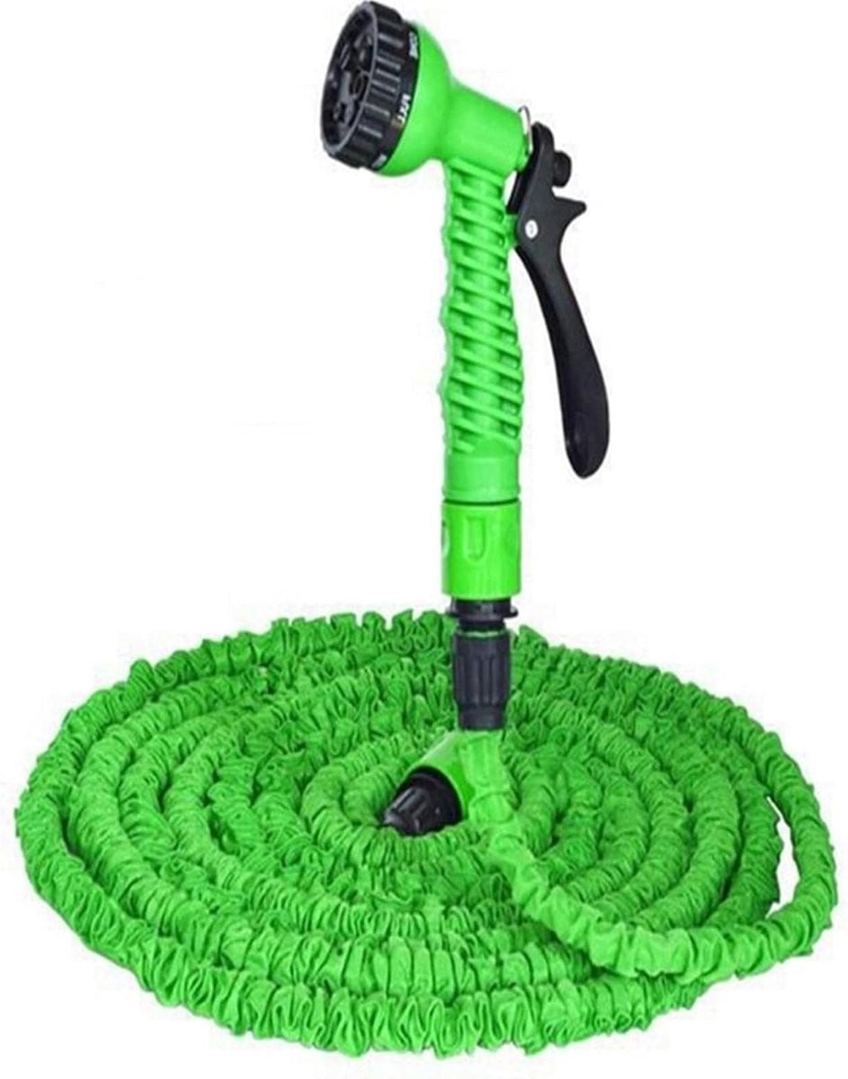 Groene uitbreidbare en knikbestendige flexibele tuinslang van 120 ft voor het besproeien van je tuin