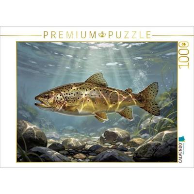 CALVENDO Puzzle Frisch. Klar. Talsperrenforelle. | 1000 Teile Lege-Größe 64 × 48 cm Foto-Puzzle für glückliche Stunden, von , Calvendo Puzzle