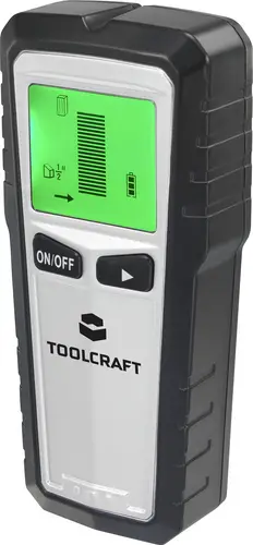 TOOLCRAFT Ortungsgerät BT-3216725 Geeignet für spannungsführende Leitungen, nicht eisenhaltiges Metall, Holz, eisenhaltiges Metall