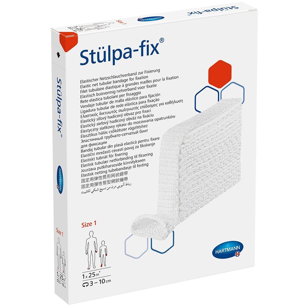 Stülpa Fix Gr.1 Finger 25 m Netzschlauch 1 St Verband