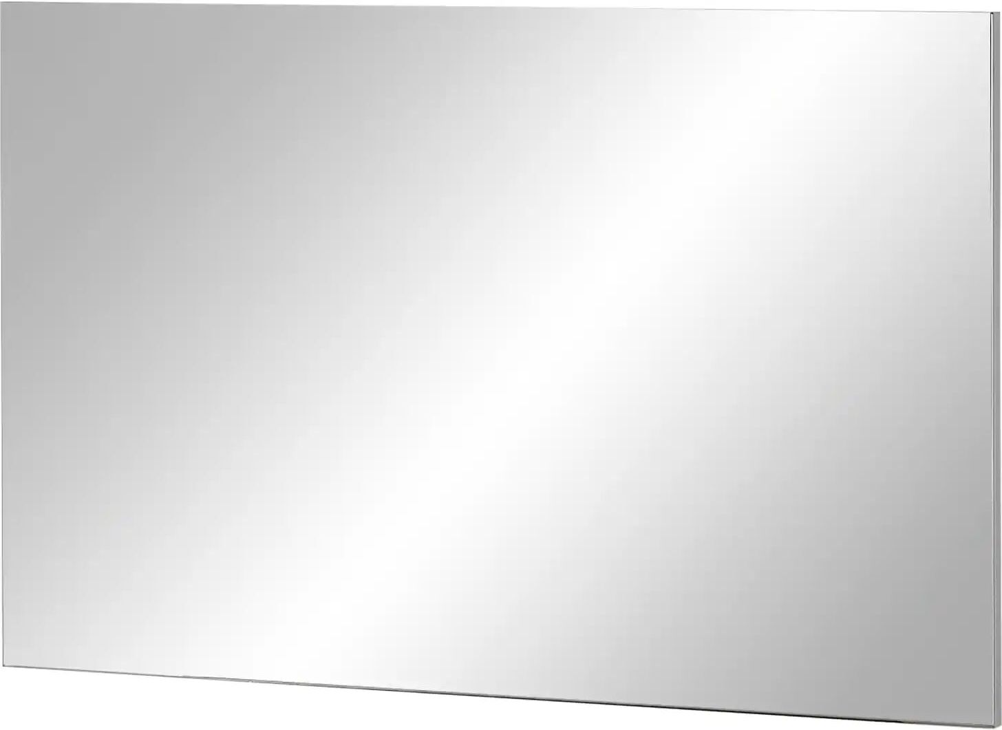 uno Spiegel 87 x 55 cm Goddert ¦ schwarz ¦ Glas,Aluminium,Holzwerkstoff ¦ Maße
