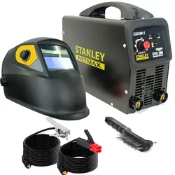 Schweißgerät 200 Ampere EVO200 MMA + WIG + Stanley Automatic 9/13 Haube STANLEY FATMAX