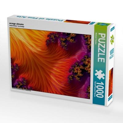 CALVENDO Puzzle orange streams | 1000 Teile Lege-Größe 64 × 48 cm Foto-Puzzle für glückliche Stunden
