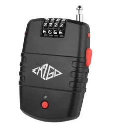 EM2GO 4 Stelliges Kombinations-Kabelschloss mit Alarm