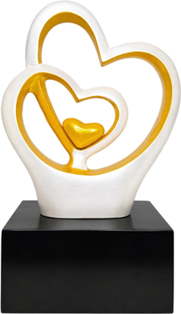 Handgemaakte Kunst As Urn White Love - 3,5 liter - Decoratieve Crematie Urn voor Menselijk As of Huisdieren