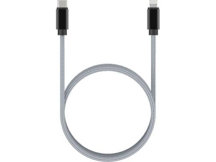 Adeqwat - Câble Lightning Vers Usb-C 2m Certifié Apple Gris