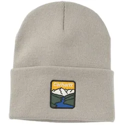 Carhartt Beanie River Cuffed 107706 Rippstrick mit Stickaufnäher