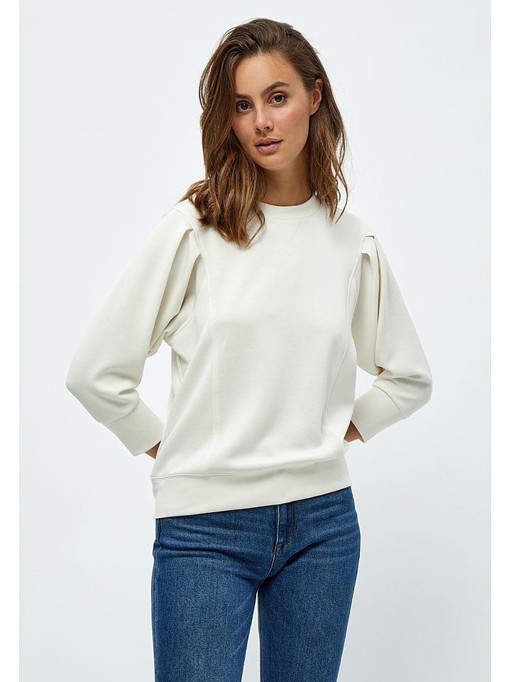 Peppercorn Sweatshirt "Laila" in Weiß - XXL