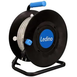 LED Stripe Band Deko Metall Weiß Kabeltrommel 300W IP65 L 25 m