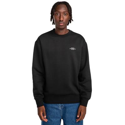 Sweatshirt ELEMENT "Element Co", Herren, Gr. XL, schwarz (flint schwarz), Obermaterial: 85% Polyester, 15% Baumwolle., Sweatshirts Sweatshirt