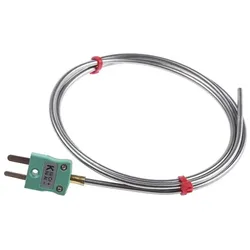 RS PRO K insulated thermocouple w/plug,3x1000mm, Automatisierung