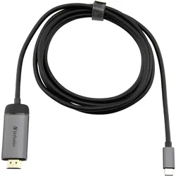 Verbatim USB-C auf HDMI Adapter 4K Kabellänge 1,5m         49144