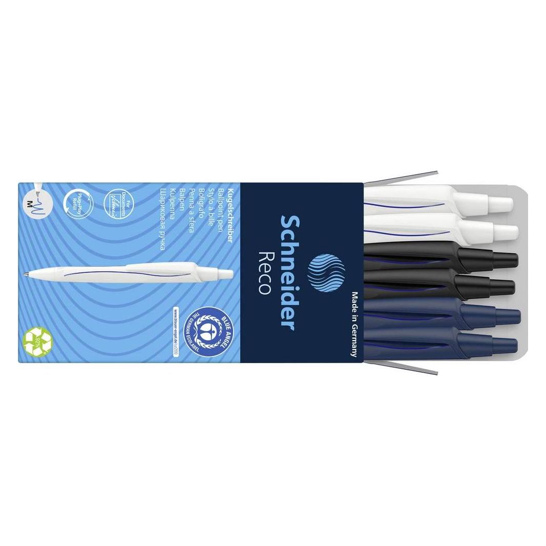 Schneider Kugelschreiber Reco M 3 Farben 6er (6x) (131886)