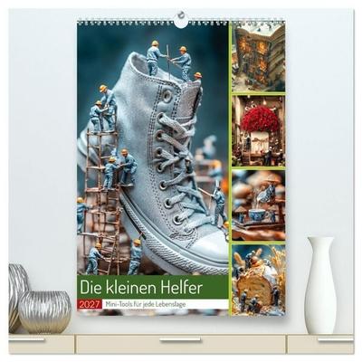 Die kleinen Helfer (hochwertiger Premium Wandkalender 2027 DIN A2 hoch), Kunstdruck in Hochglanz