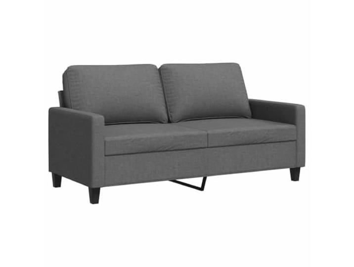vidaXL 2-Sitzer-Sofa Dunkelgrau 140 cm Stoff
