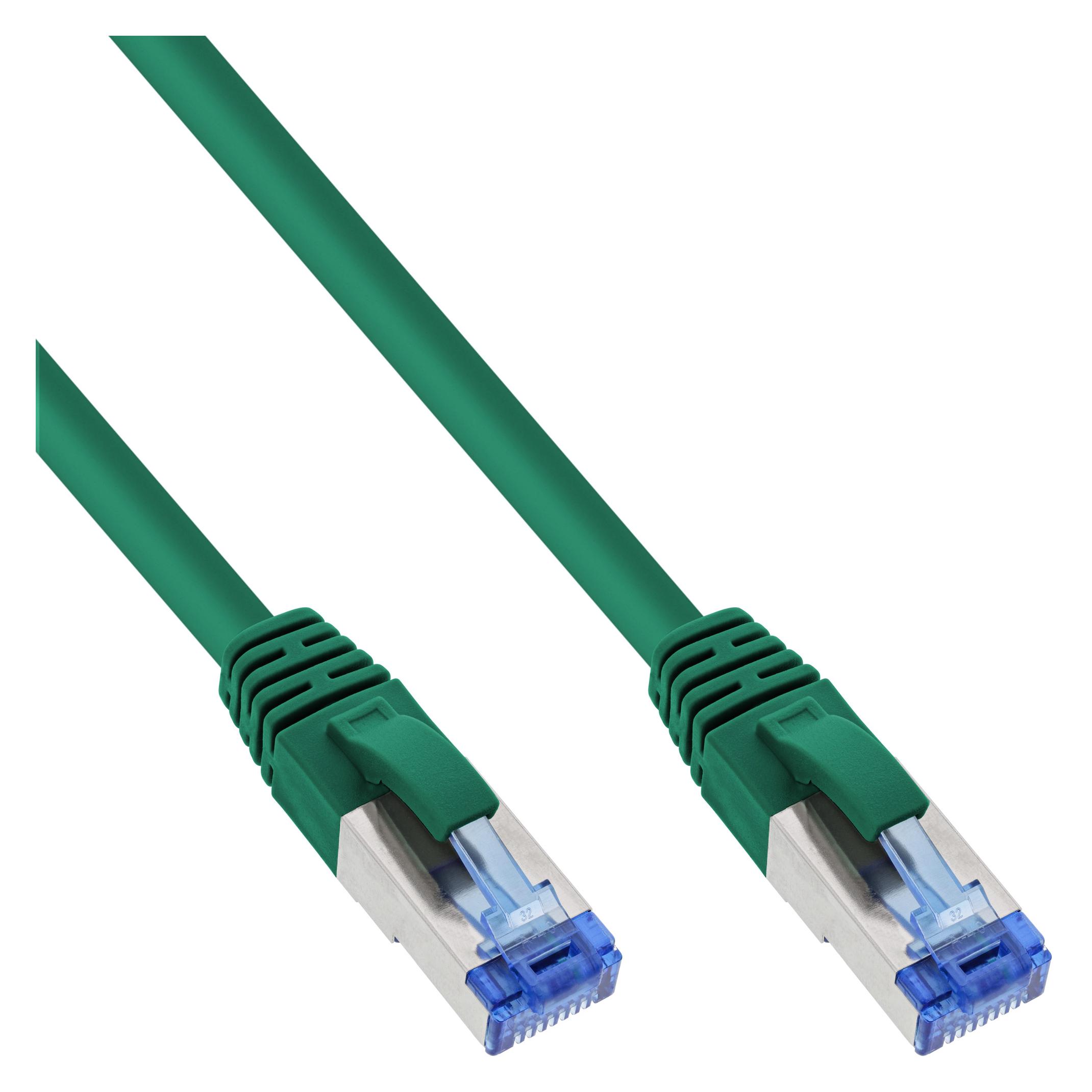 InLine Patchkabel (S/FTP, CAT6a, 0.25 m) (76821G)