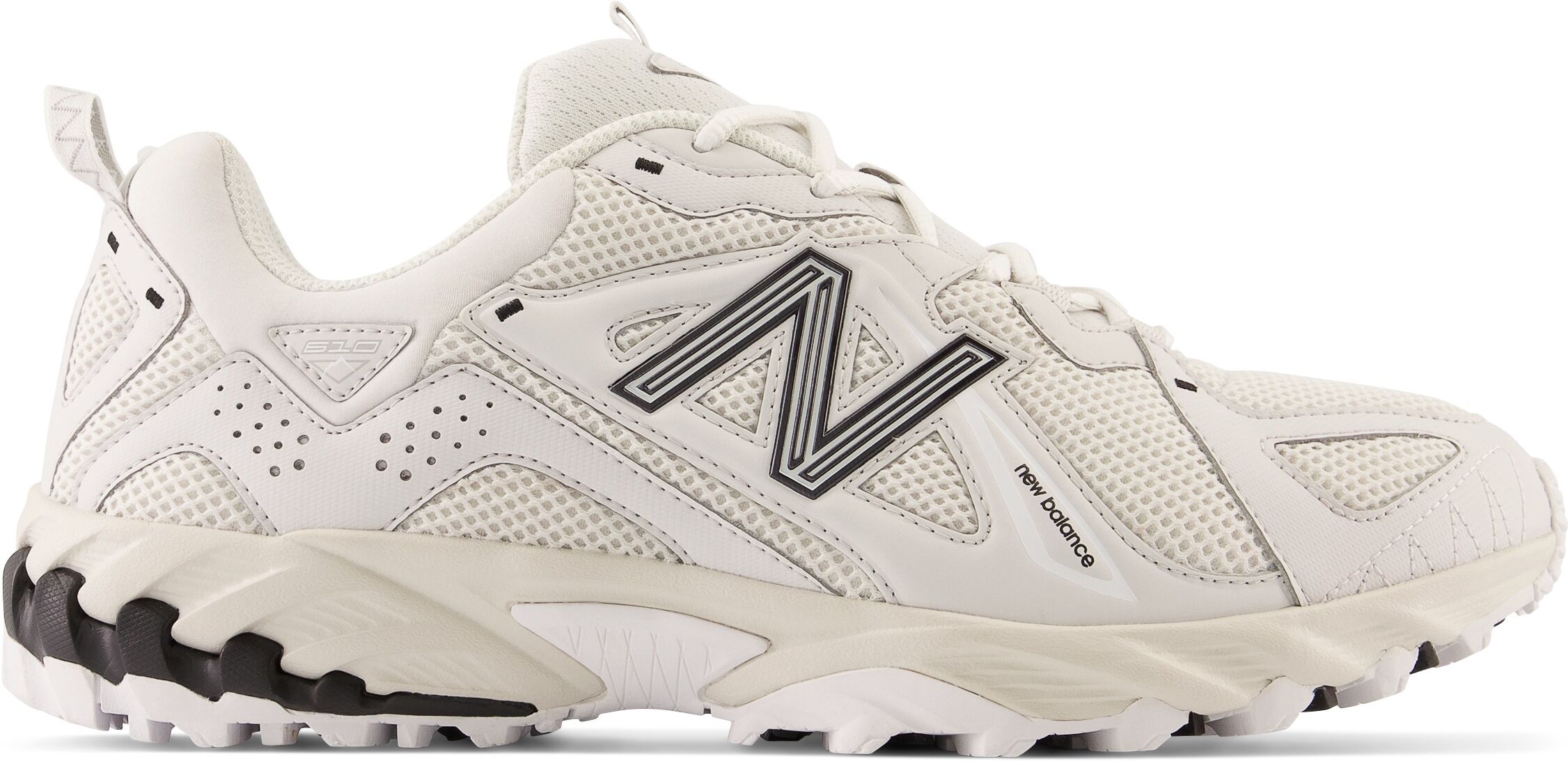 Sneaker NEW BALANCE "610", Herren, Gr. 41,5, weiß (nimbus cloud), Synthetik, Textil, Schuhe Sneaker