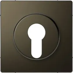 MertenZentralplatte für Wechsel-Rastschalter-Einsatz, System Design, Moccametallic