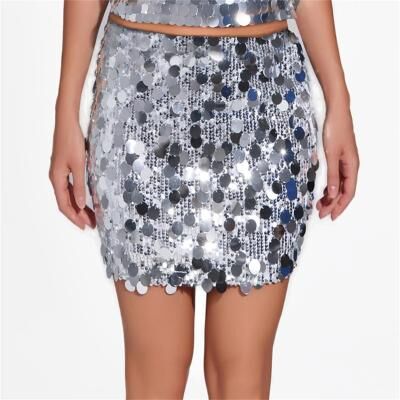 LightInthebox Samba Dancewear Mini Sequin Skirt Hip-Hugging Skirt For Festivals Stage Partiesl Performance Costume