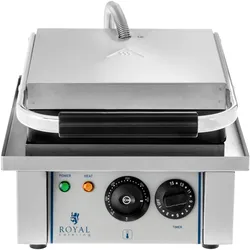 Royal Catering Waffeleisen Waffelautomat Waffelgerät belgische Waffeln 2000W Edelstahl, Waffeleisen, Silber