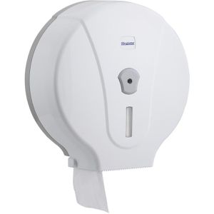 Böttcher-AG Toilettenpapierspender Profi, Maxi, aus Kunststoff, für Mini Jumbo & Jumbo Rolle, weiß