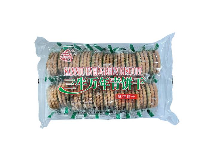 Sanniu Biscuits evergreen (sachets individuels) 400 g (20 sachets)