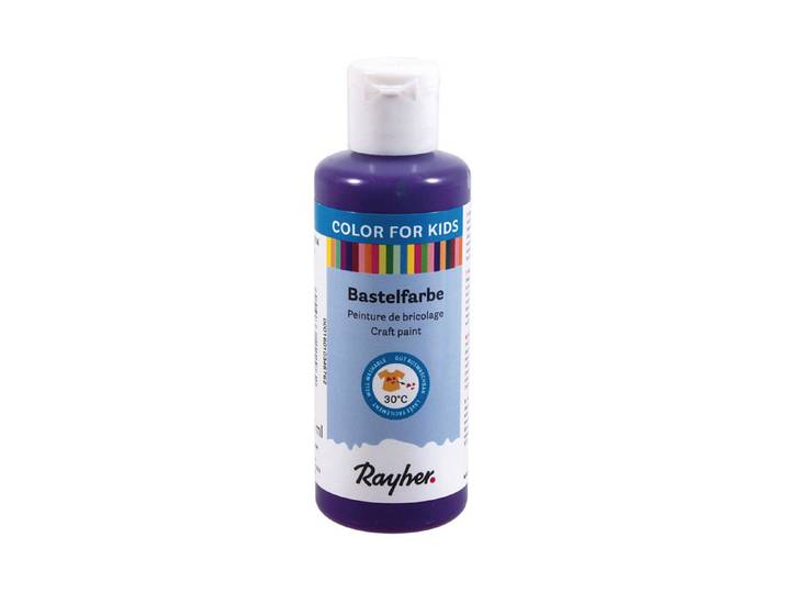 Rayher Kinder-Bastelfarbe Violett 80 ml