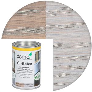 Osmo Holzbeize Öl-Beize, 1,0l, auf Naturölbasis, 3518 lichtgrau