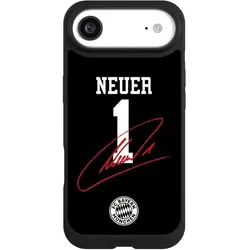 Nivocase Handyhülle für Apple iPhone Air Hülle NIVOpure Case Schwarz FC Bayern München FCB Manuel Neuer (Apple iPhone Air), Smartphone Hülle, Schwarz